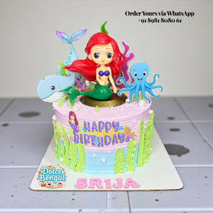 Ocean Theme Kids Birthday Cake - 1 lb