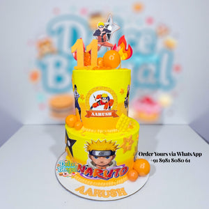 Naruto Theme Cake - 3 lb