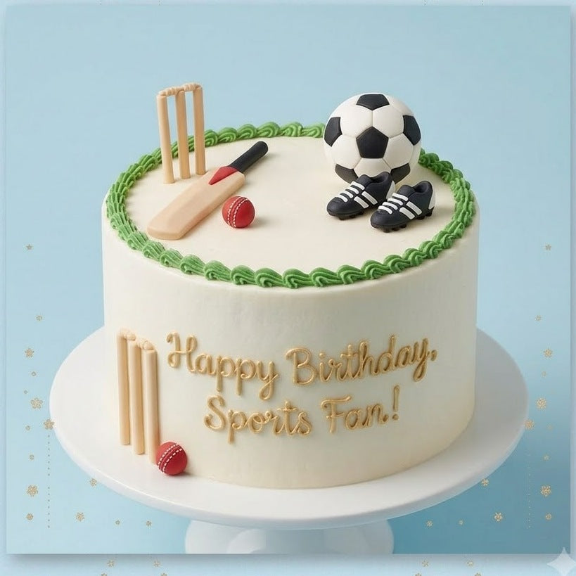 Sports Theme Cake