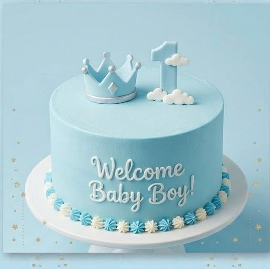 Baby Boy Cake