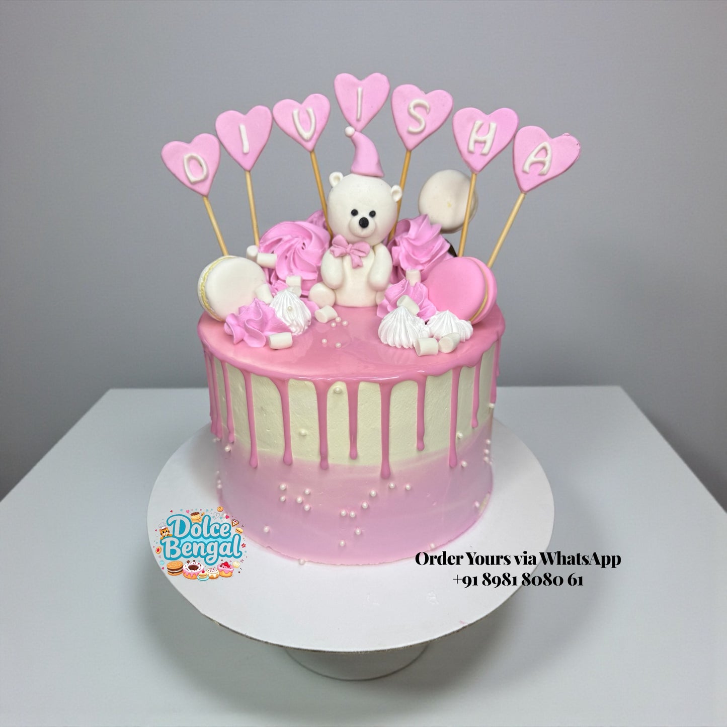 Cute Teddy Bear Birthday Cake