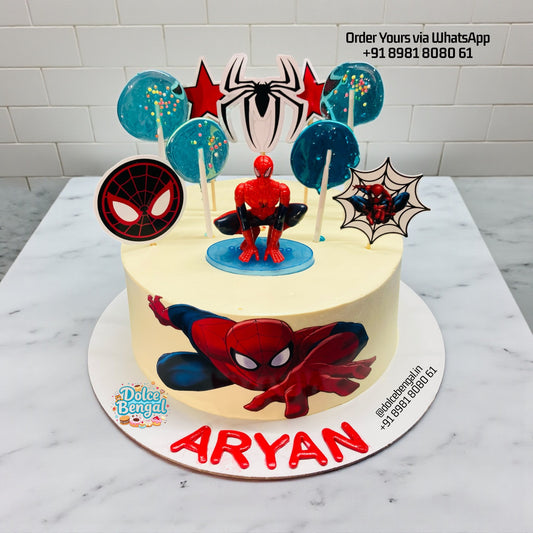 Spider-Man Birthday Cake