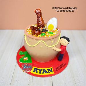 Custom Biryani Lover Birthday Cake - 2 lb