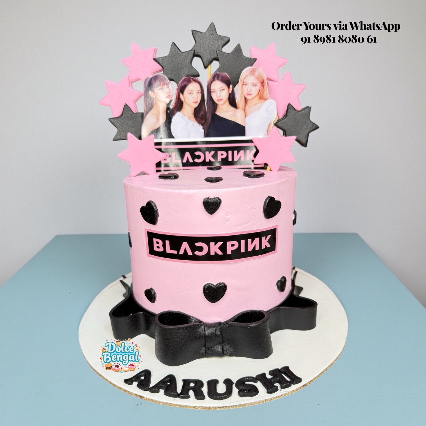 Black Pink Cake