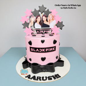 Black Pink Cake - 1.5 lb