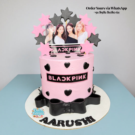 Black Pink Cake