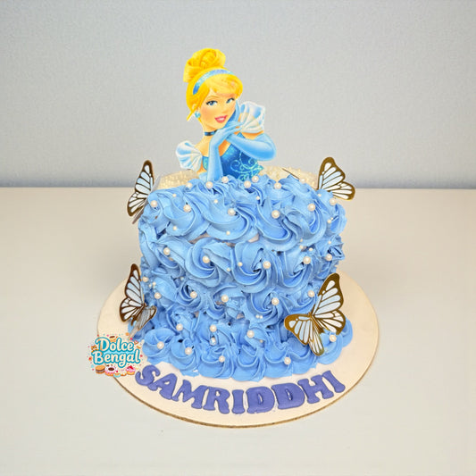 Blue Princess Cake