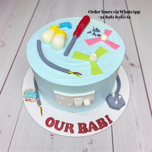 Electrician & Engineering Theme Cake - 1.5 lb