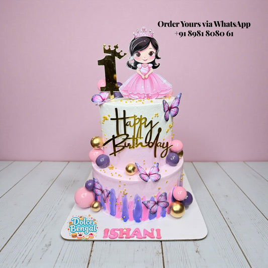 Baby Girl Tier Cake