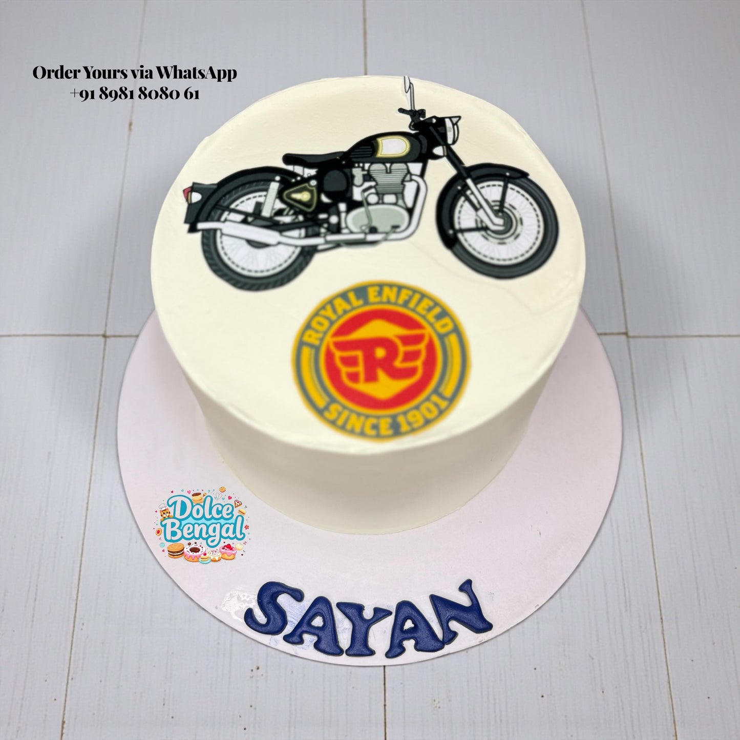 Royal Enfield Custom Cake