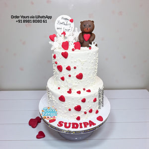 Two-Tier Teddy Bear Cake - 3 lb