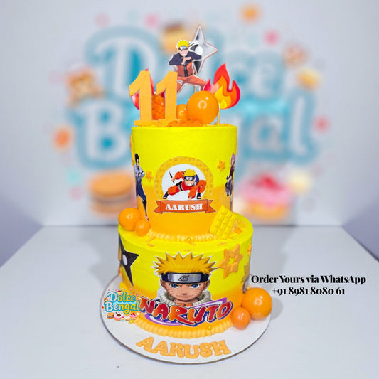 Naruto Theme Cake