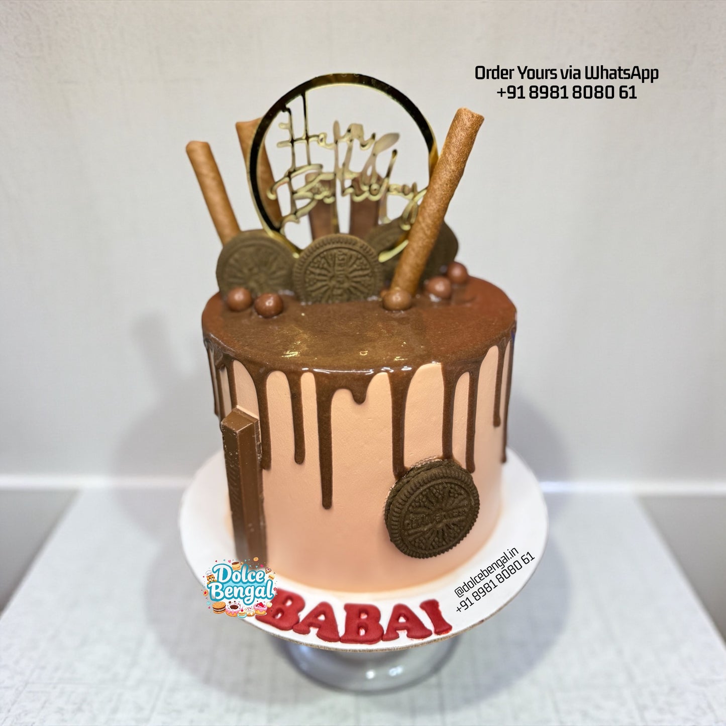 Oreo & Chocolate Wafer Celebration Cake