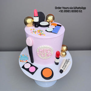Custom Makeup Theme Cake - 1.5 lb