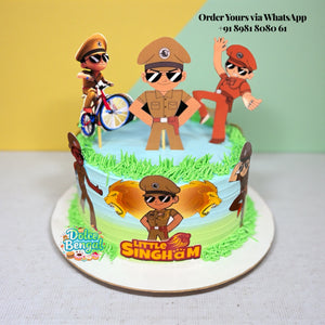 Little Singham Birthday Cake - 1 lb