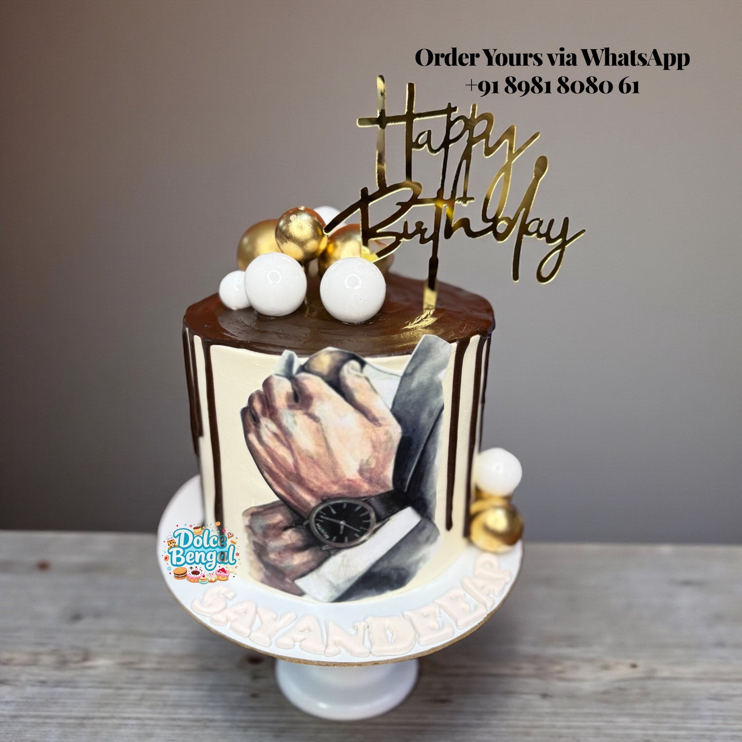 Watch Illustration Drip Cake