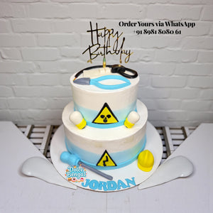 Engineer & Tools Birthday Cake - 3 lb